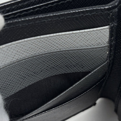 Prada Logo Wallet Coin Purse Leather — view 4