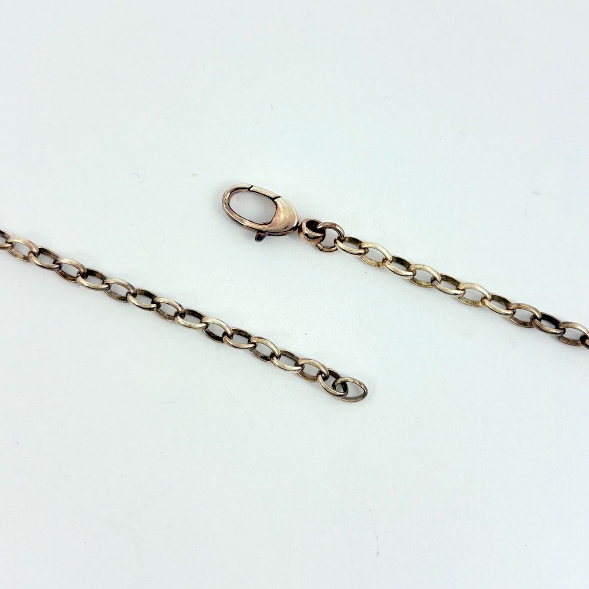 Gucci GG Logo Che Necklace Interlocking 925 Sterling Silver — view 3