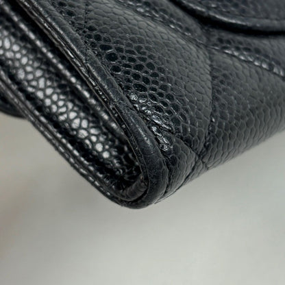 Chanel CC Logo Wallet Quilted Black — view 3