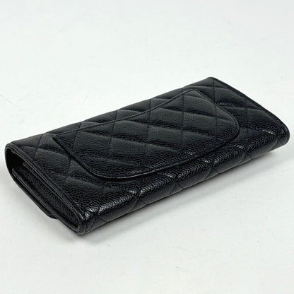 Chanel CC Logo Wallet Quilted Black — view 2