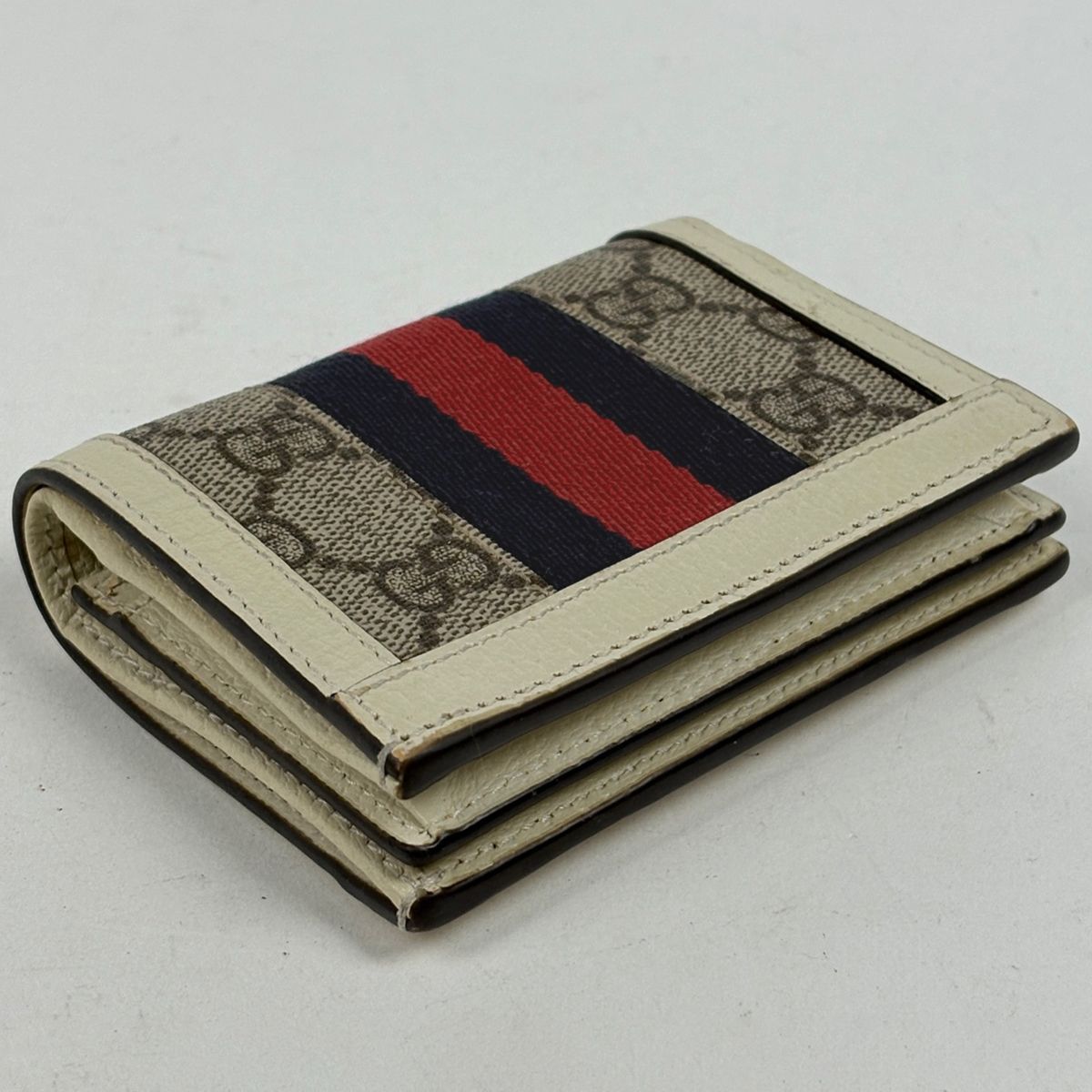 Gucci GG Wallet Sherry Line Beige — view 2