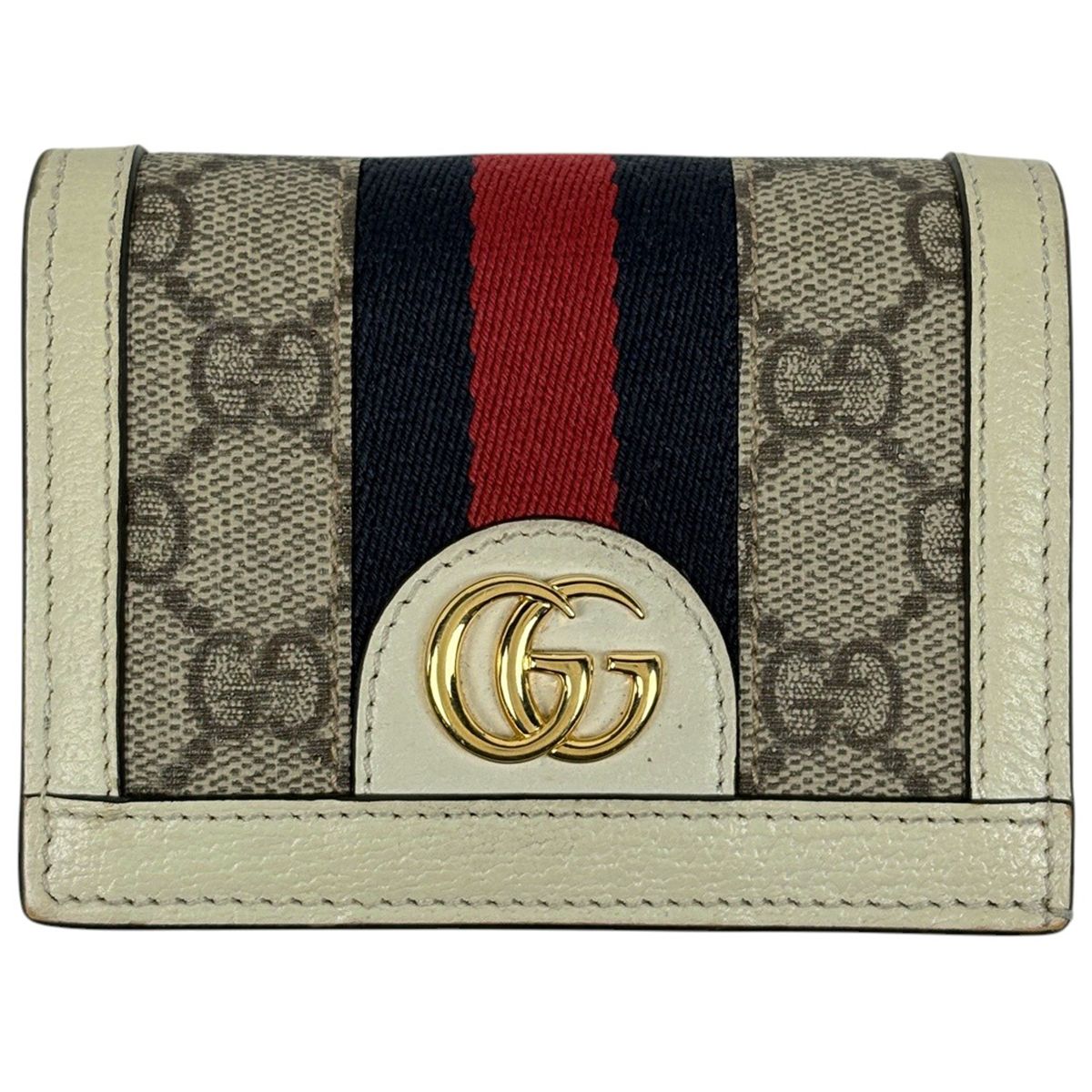 Gucci GG Wallet Sherry Line Beige