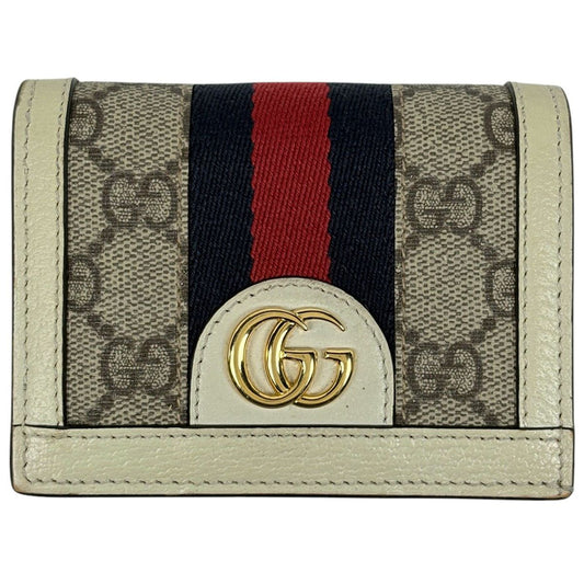 Gucci GG Wallet Sherry Line Beige