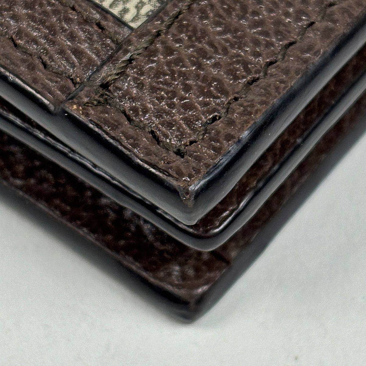 Gucci GG reto Double Sherry Line Wallet Brown — view 3