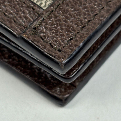 Gucci GG reto Double Sherry Line Wallet Brown — view 3