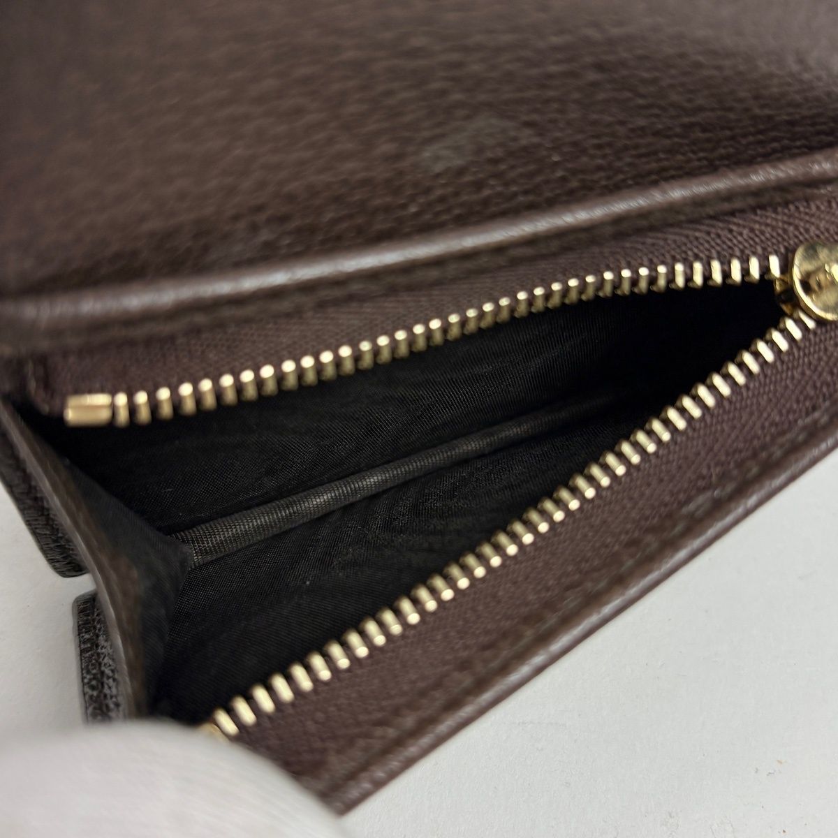 Gucci GG reto Double Sherry Line Wallet Brown — view 5