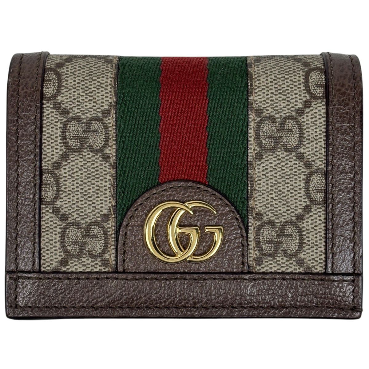 Gucci GG reto Double Sherry Line Wallet Brown