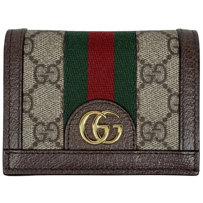 Gucci GG reto Double Sherry Line Wallet Brown