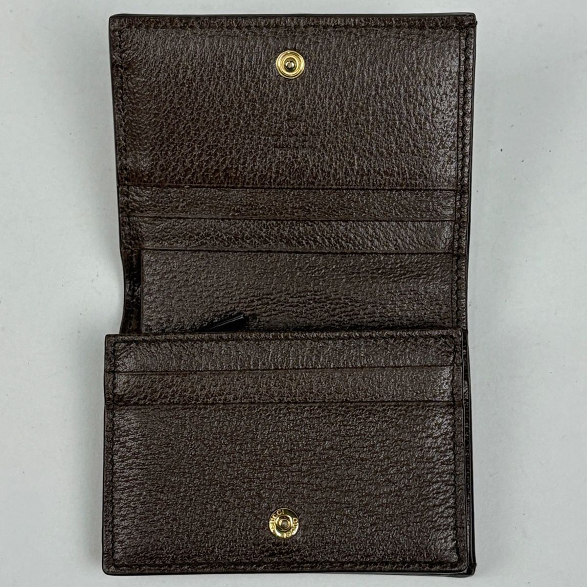 Gucci GG reto Double Sherry Line Wallet Brown — view 6
