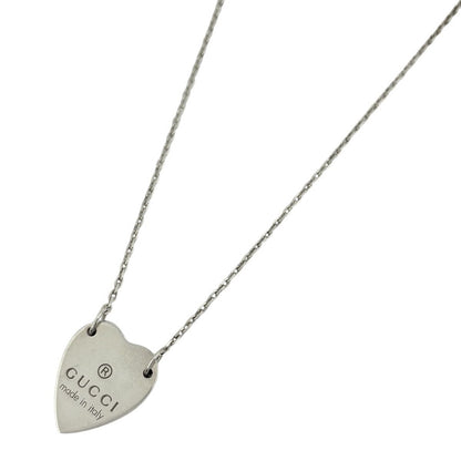Gucci Heart Necklace Pendant 925 Sterling Silver