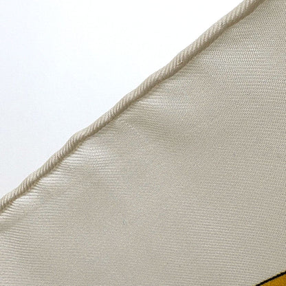 Hermes Carre 90 Voiles Lumiere Scarf Silk White Multicolor — view 3