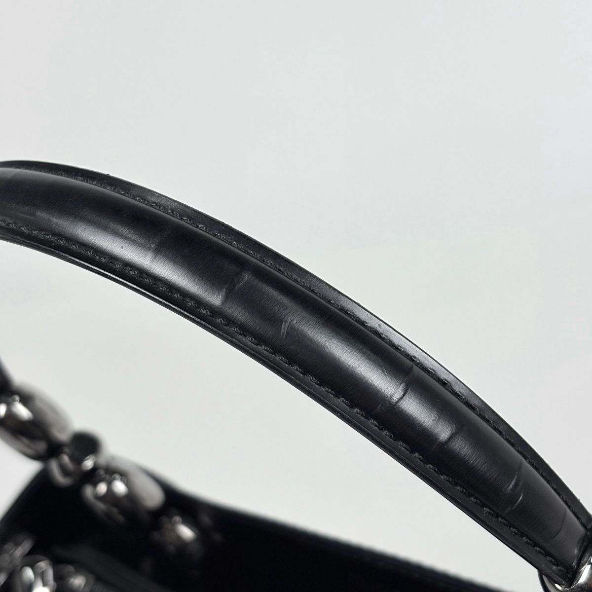 Dior o-le Handbag Leather Black — view 6