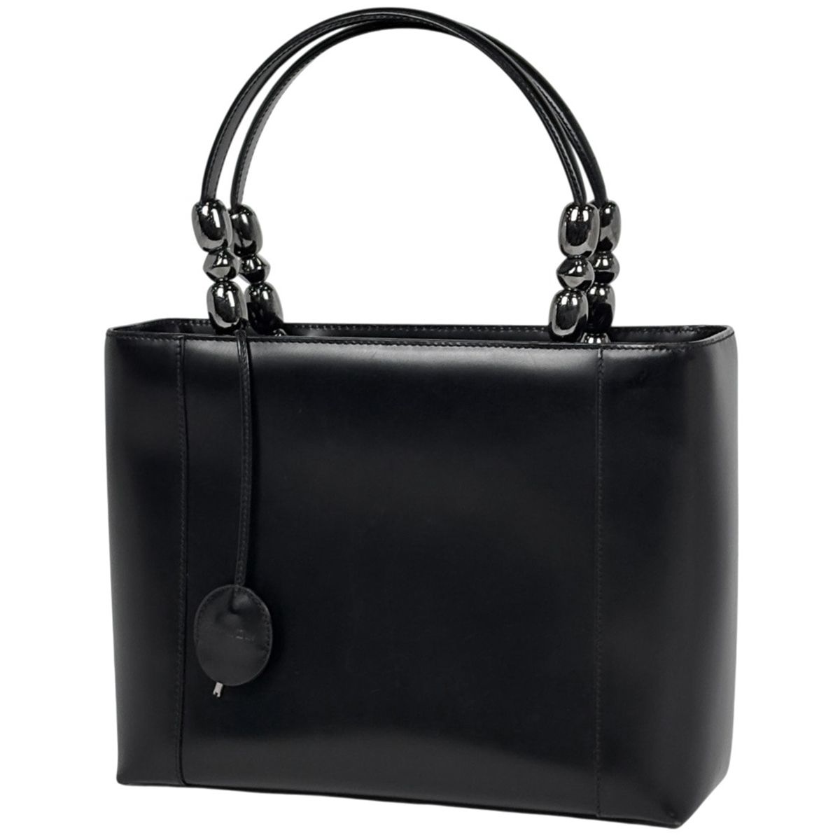 Dior o-le Handbag Leather Black