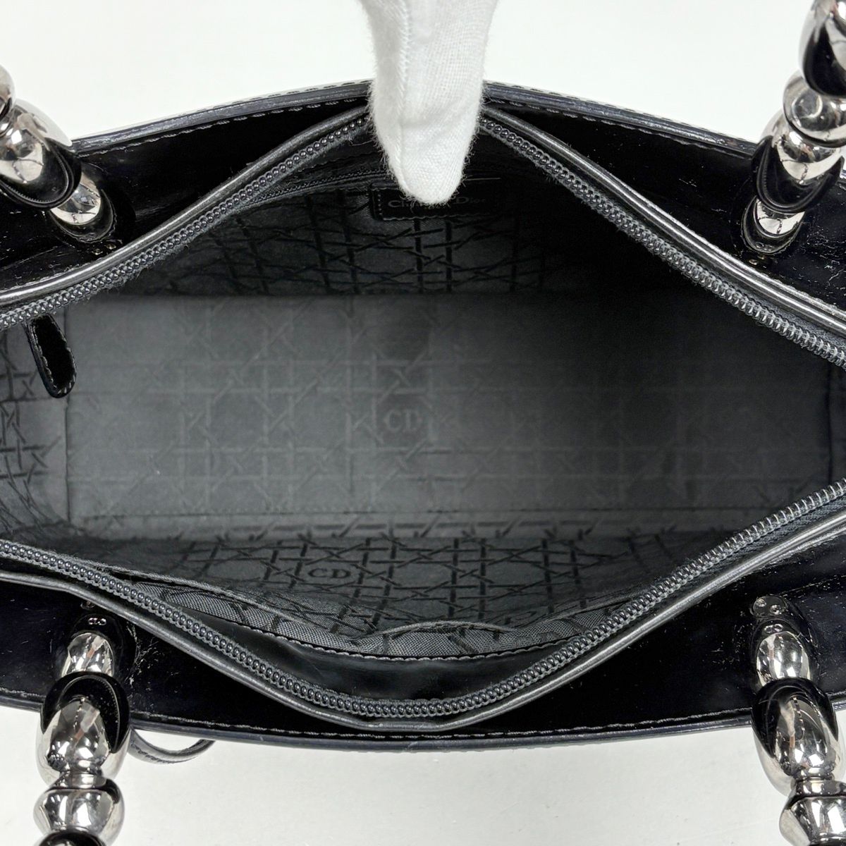 Dior o-le Handbag Leather Black — view 7