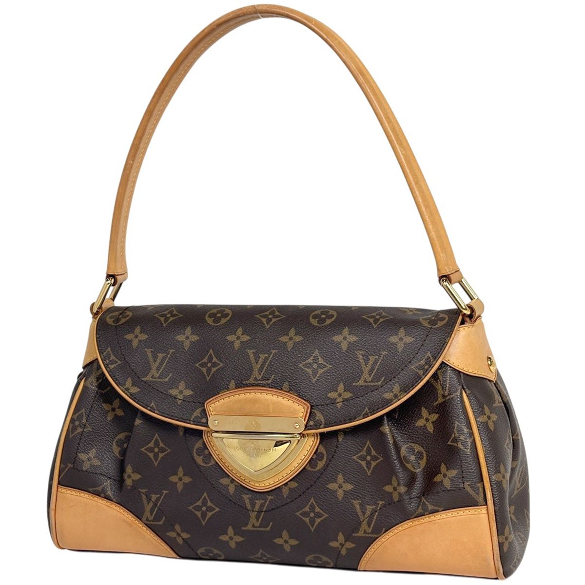 Louis Vuitton Beverly MM Shoulder Bag Monogram Brown