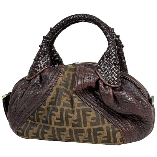 Fendi bag Handbag Canvas Brown