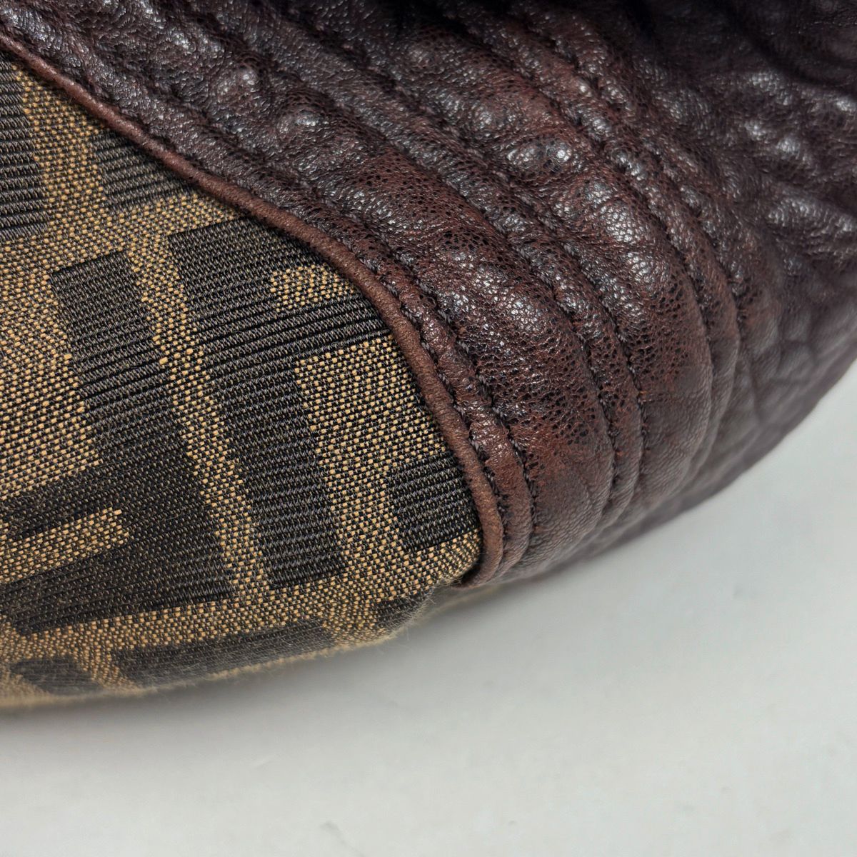 Fendi bag Handbag Canvas Brown — view 3