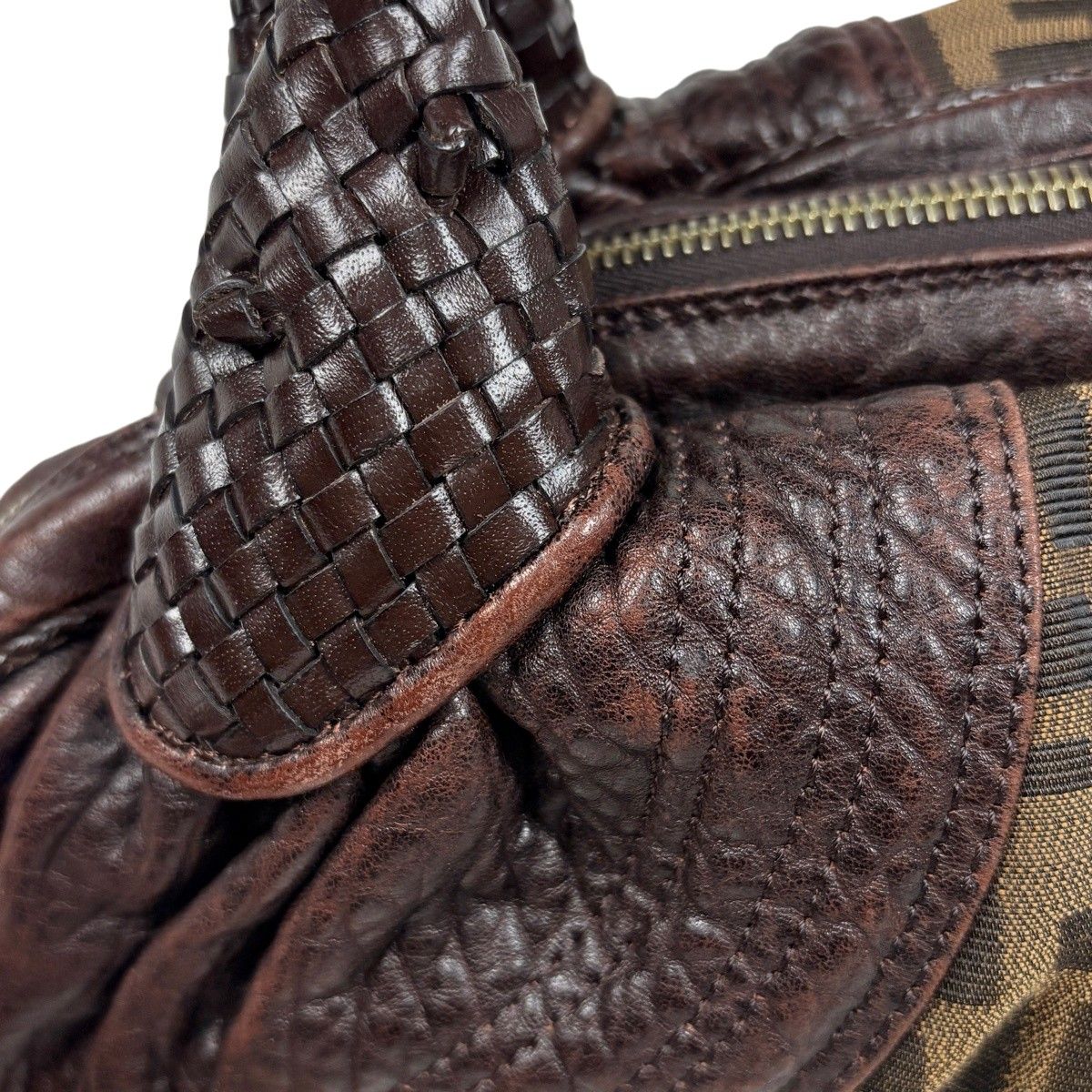 Fendi bag Handbag Canvas Brown — view 5