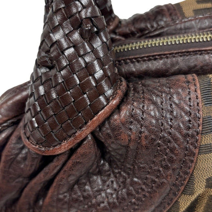 Fendi bag Handbag Canvas Brown — view 5