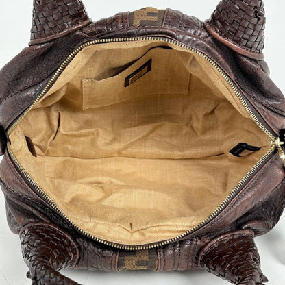 Fendi bag Handbag Canvas Brown — view 7