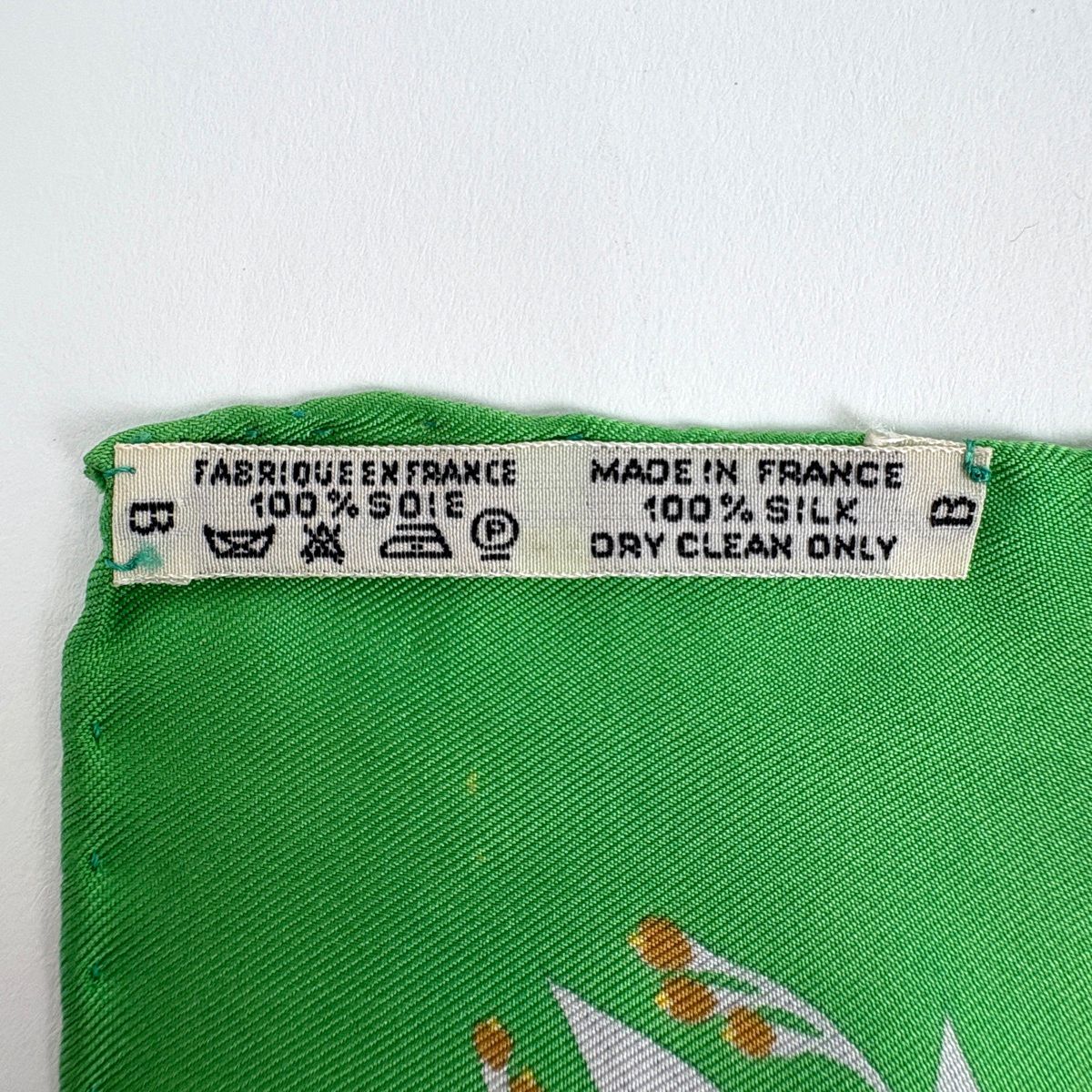 Hermes Carre 90 Costumes Des Departements Scarf Silk Green Multicolor — view 2