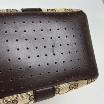 Gucci GG Pattern Tote Canvas Beige Brown — view 3