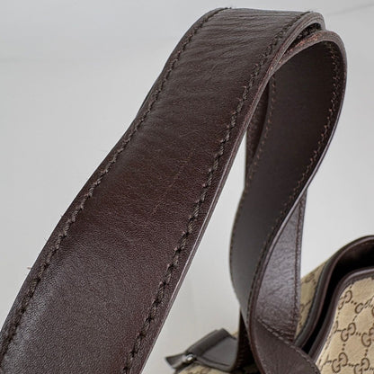 Gucci GG Pattern Tote Canvas Beige Brown — view 8