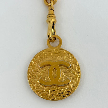 Chanel CC Logo Che leto Gold Plated Belt — view 3