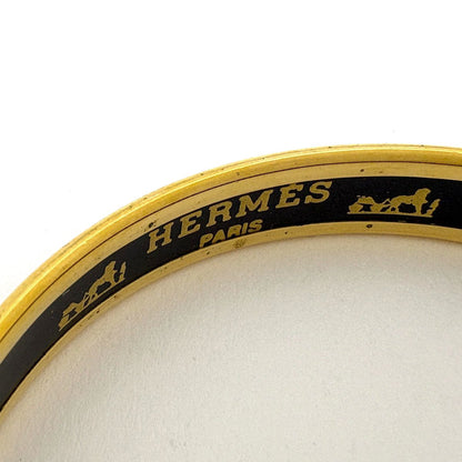 Hermes PM Bangle Gold Plated Multicolor Bracelet — view 3