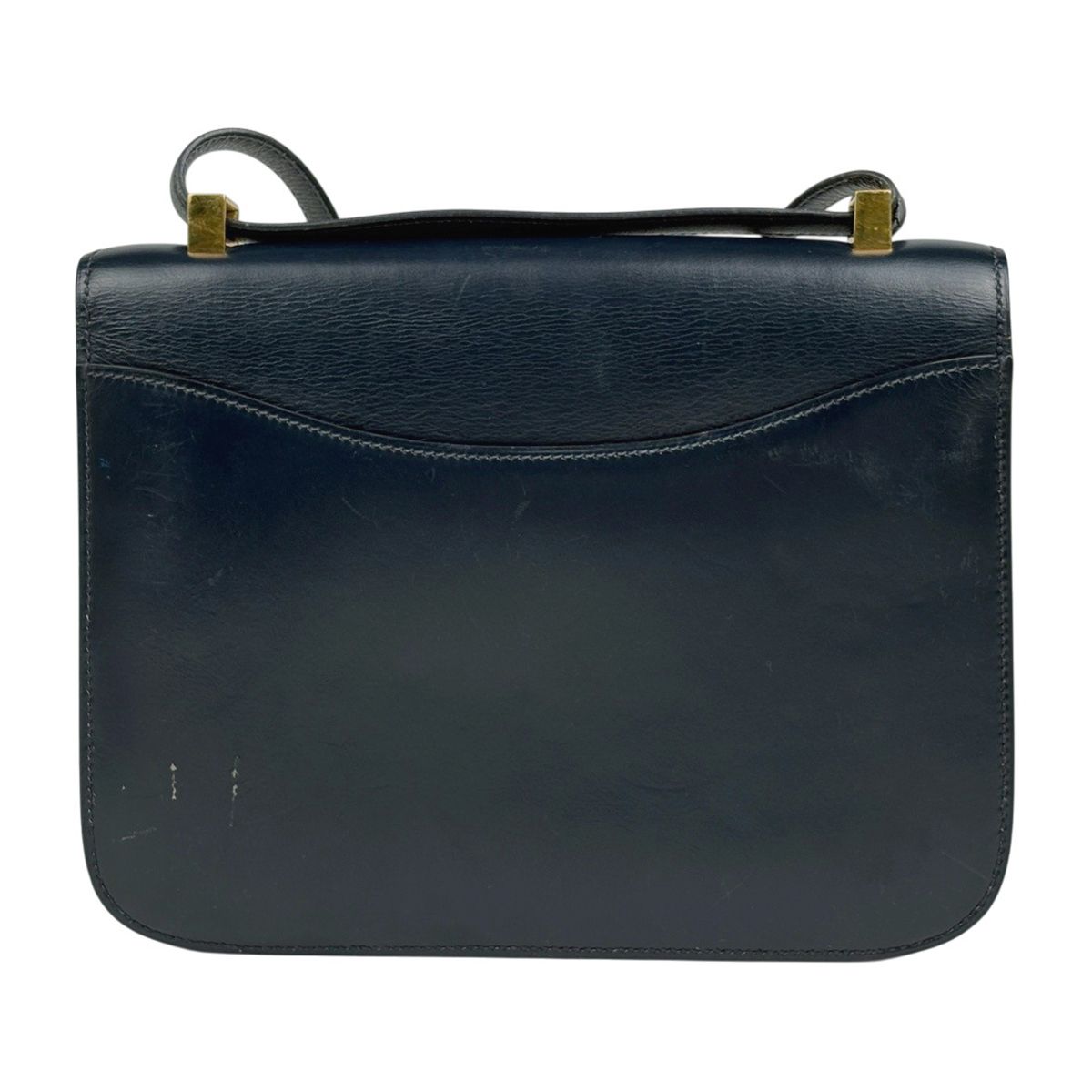 Hermes Constance 23 2-Way Shoulder Bag Box Calf Navy — view 3