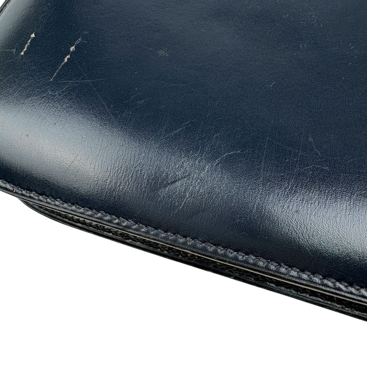 Hermes Constance 23 2-Way Shoulder Bag Box Calf Navy — view 7