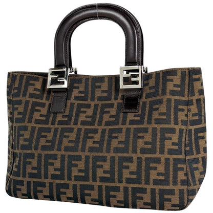 Fendi Tote Canvas Brown
