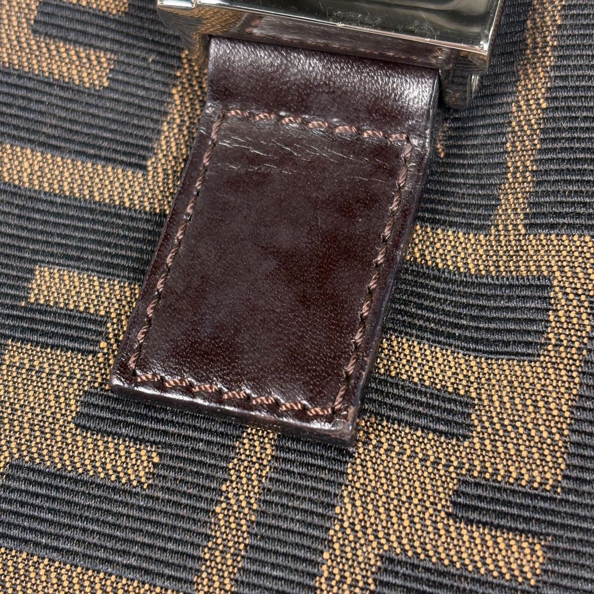 Fendi Tote Canvas Brown — view 4