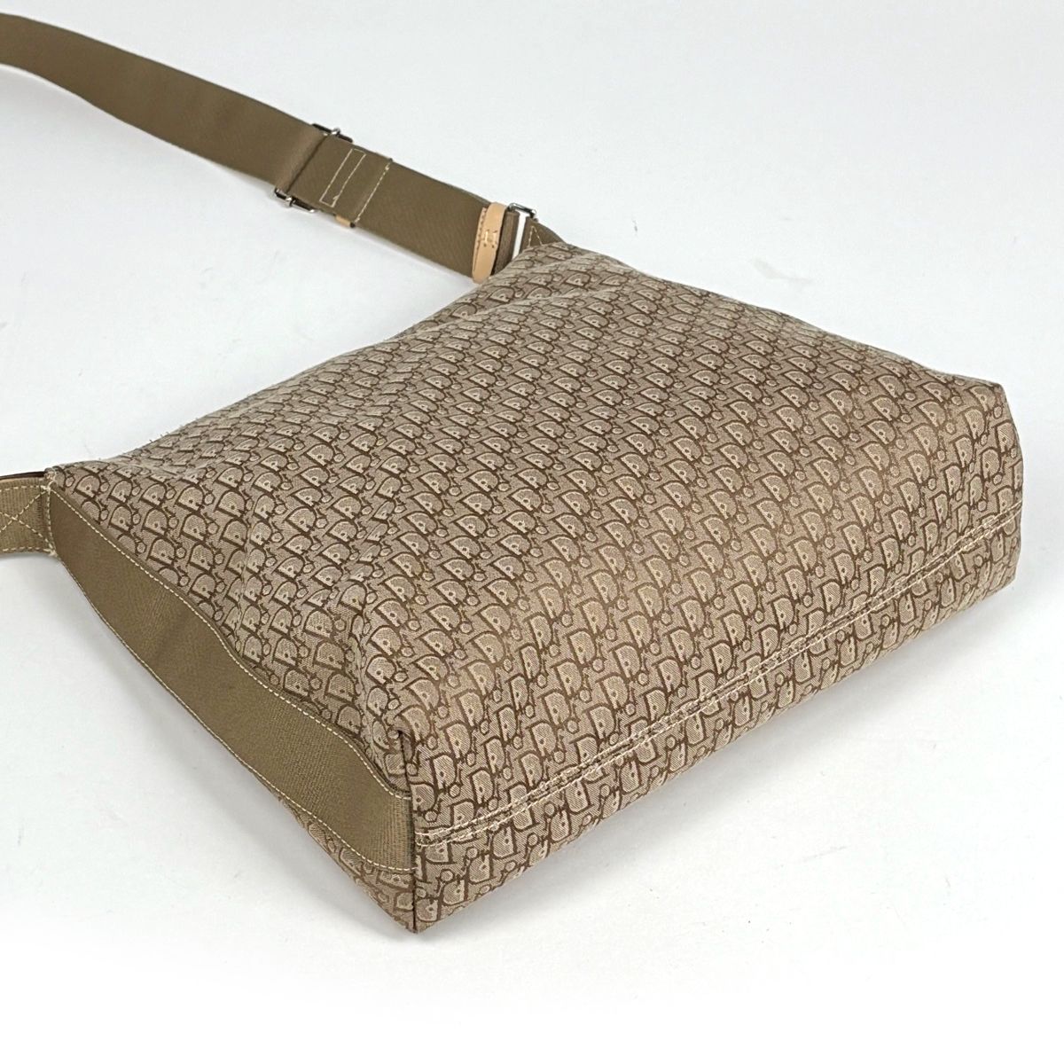 Dior o-le Tobta Pattern Shoulder Bag Canvas Brown — view 2