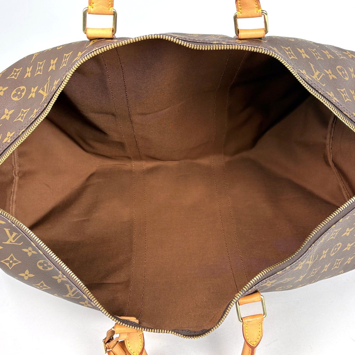 Louis Vuitton Keepall 60 Boston Bag Monogram Brown — view 6