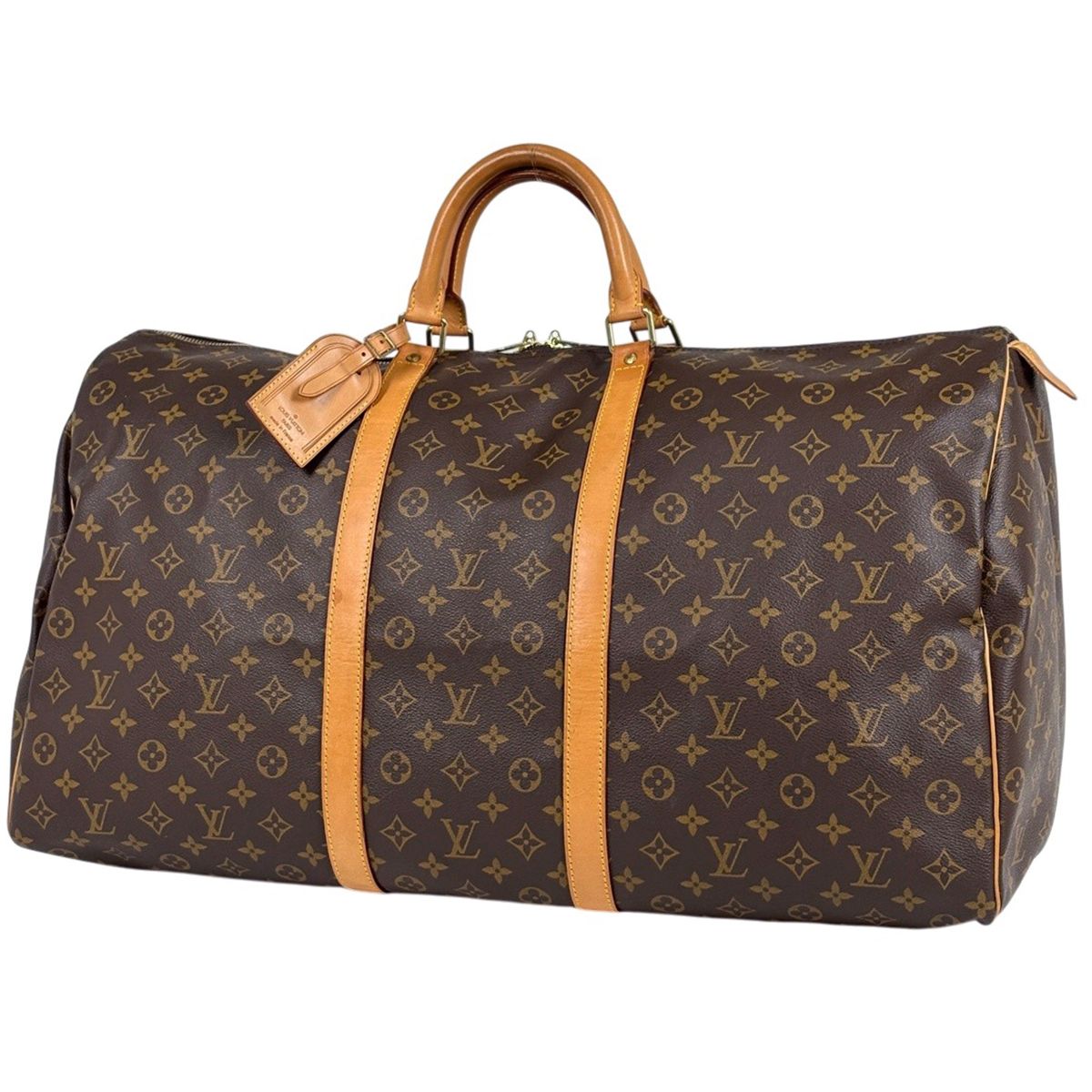 Louis Vuitton Keepall 60 Boston Bag Monogram Brown