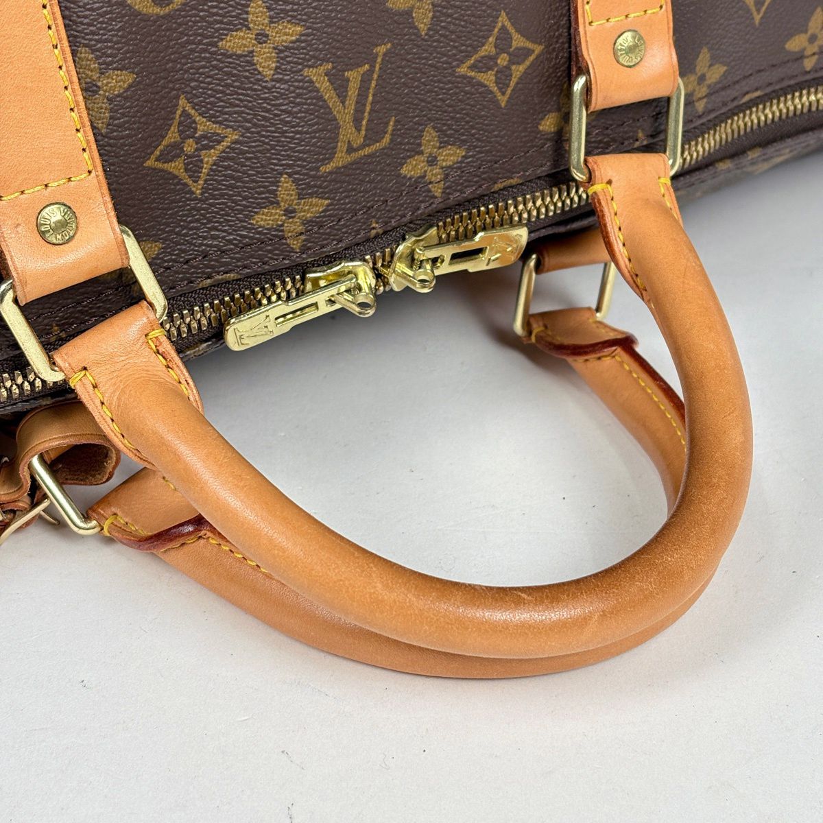 Louis Vuitton Keepall 60 Boston Bag Monogram Brown — view 5