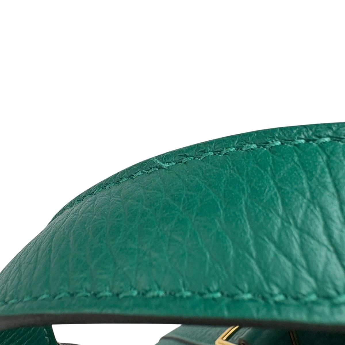 Hermes Picotin Lock PM Handbag Taurillon Clemence Vert — view 8