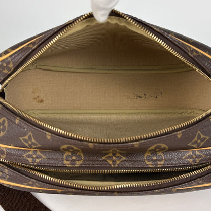 Louis Vuitton PM Crossbody Shoulder Bag Monogram Brown — view 9