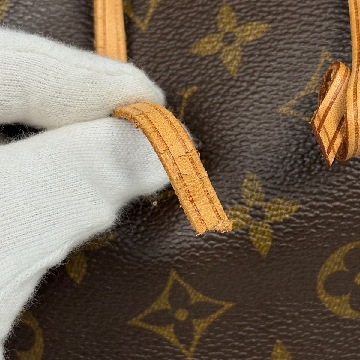 Louis Vuitton Noe Shoulder Drawstring Bag Monogram Brown — view 6