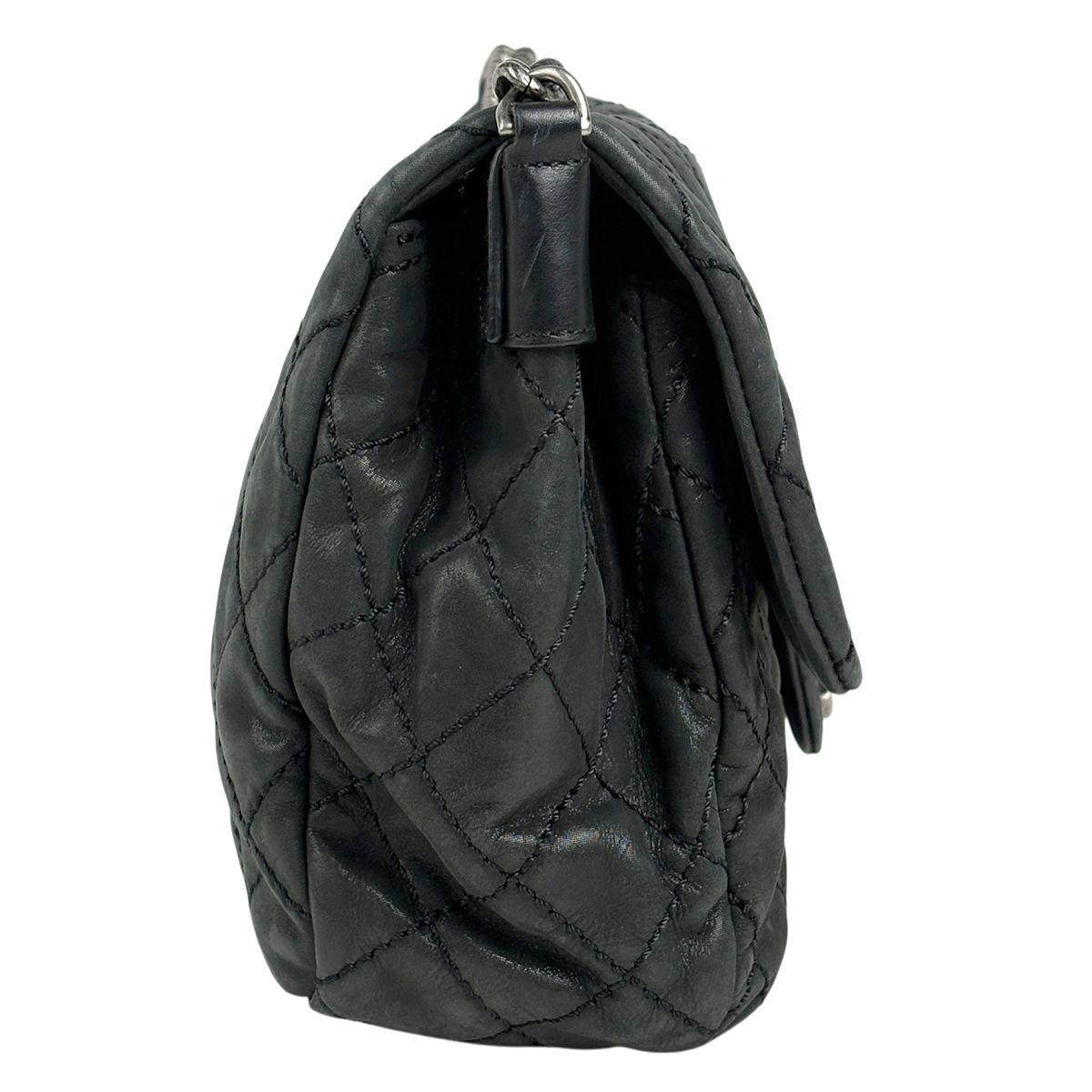 Chanel Wild Stitch Che Shoulder Bag CC Logo Black — view 4