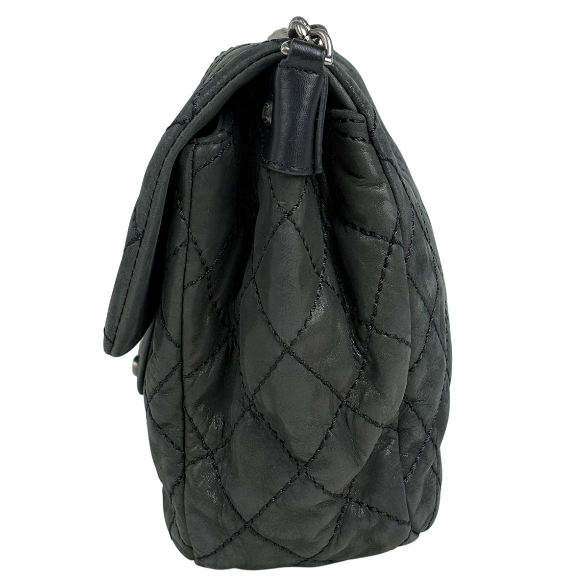 Chanel Wild Stitch Che Shoulder Bag CC Logo Black — view 2