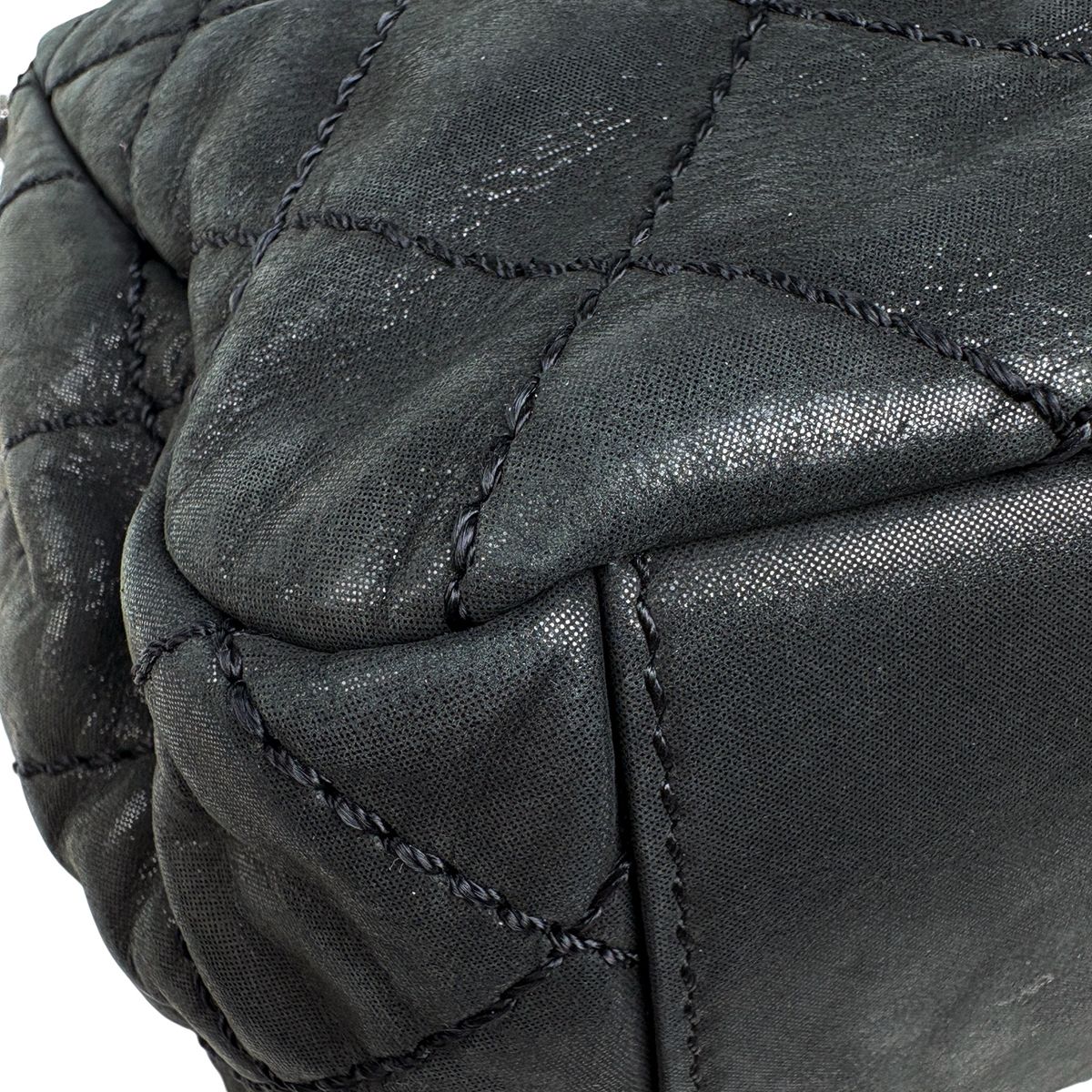 Chanel Wild Stitch Che Shoulder Bag CC Logo Black — view 6