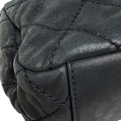Chanel Wild Stitch Che Shoulder Bag CC Logo Black — view 6