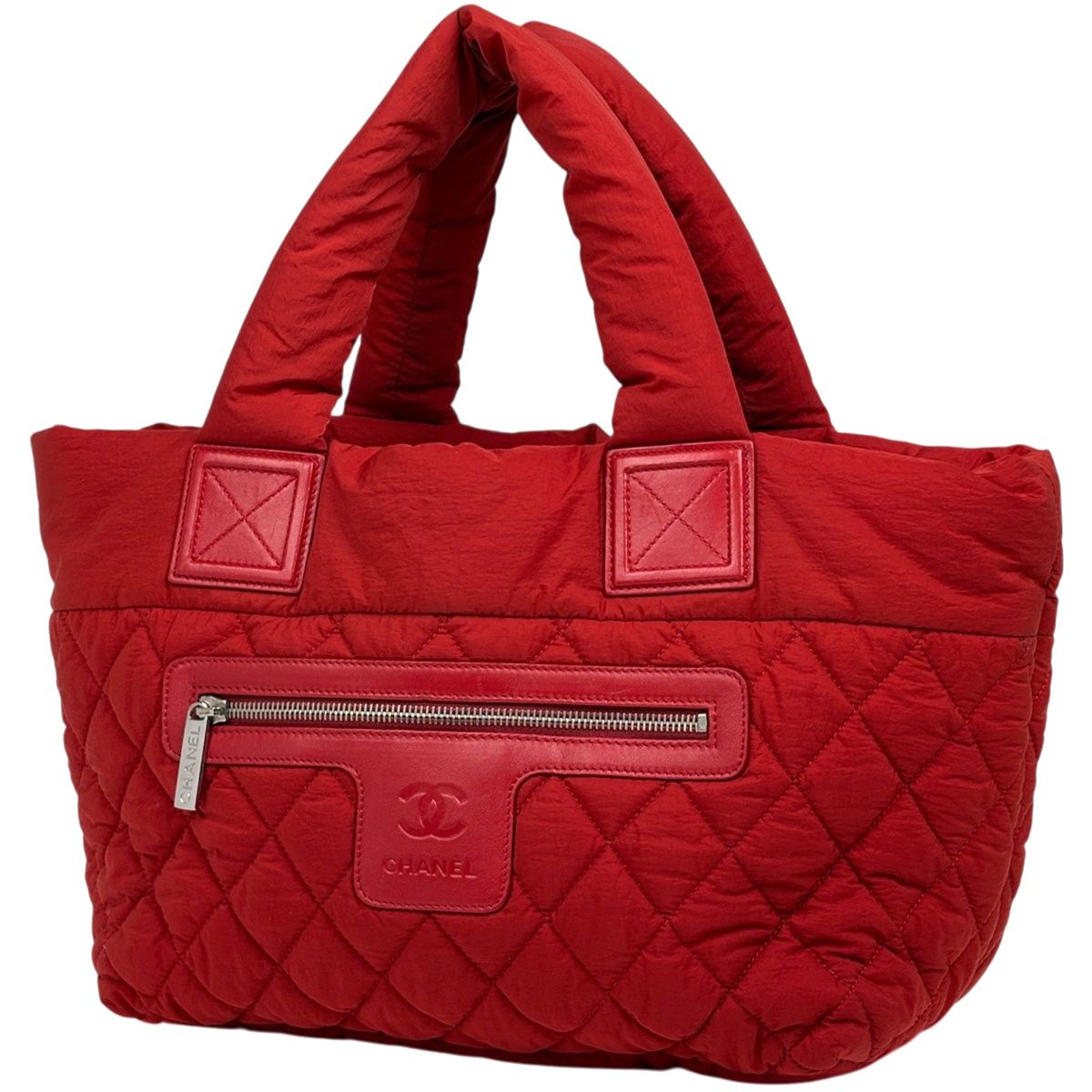Chanel Tote Nylon Red