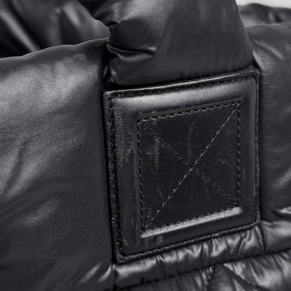 Chanel Midi Amu Tote Nylon Black — view 5