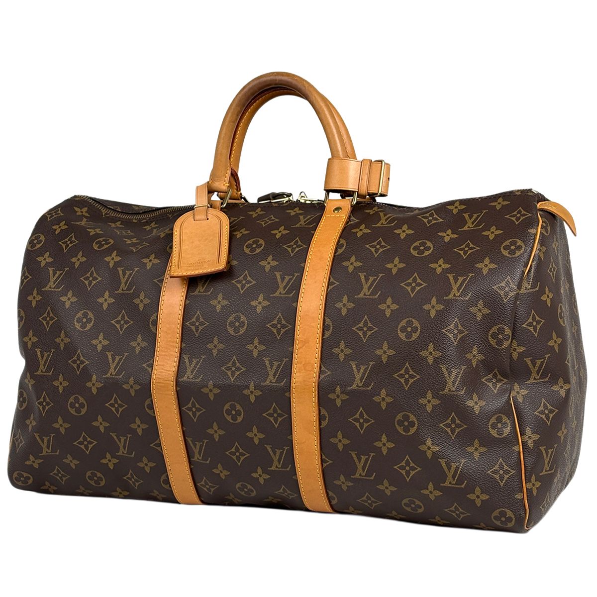 Louis Vuitton Keepall 50 Boston Bag Monogram Brown