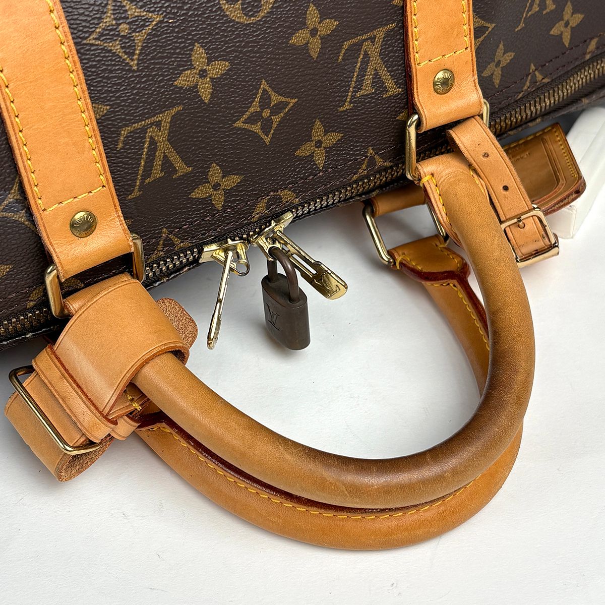 Louis Vuitton Keepall 50 Boston Bag Monogram Brown — view 8