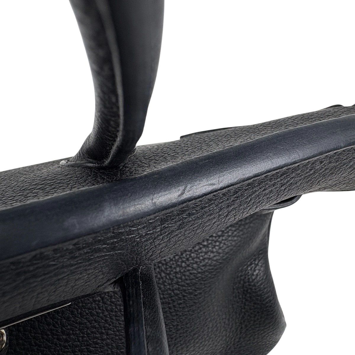 Hermes Birkin 30 Handbag Taurillon Clemence Black — view 9