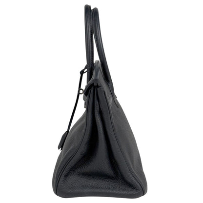Hermes Birkin 30 Handbag Taurillon Clemence Black — view 2